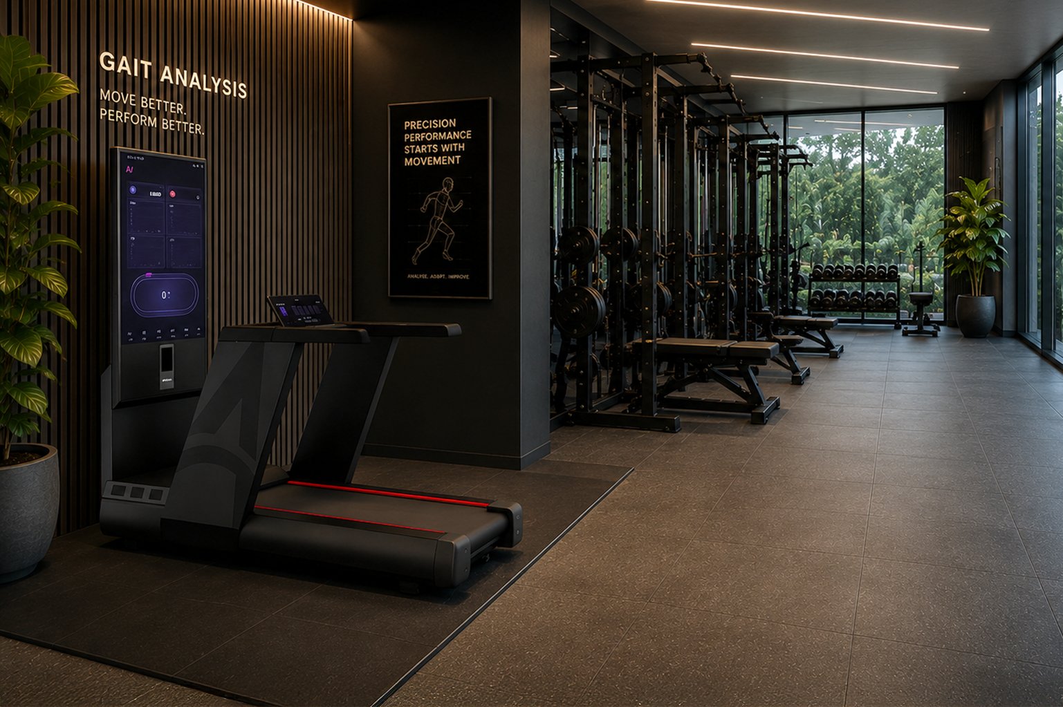Visbody Creator600 3D body scanner in a luxury health club